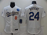 Dodgers 8 Kobe Bryant White Nike 2021 Gold Program KB Flexbase Jersey,baseball caps,new era cap wholesale,wholesale hats